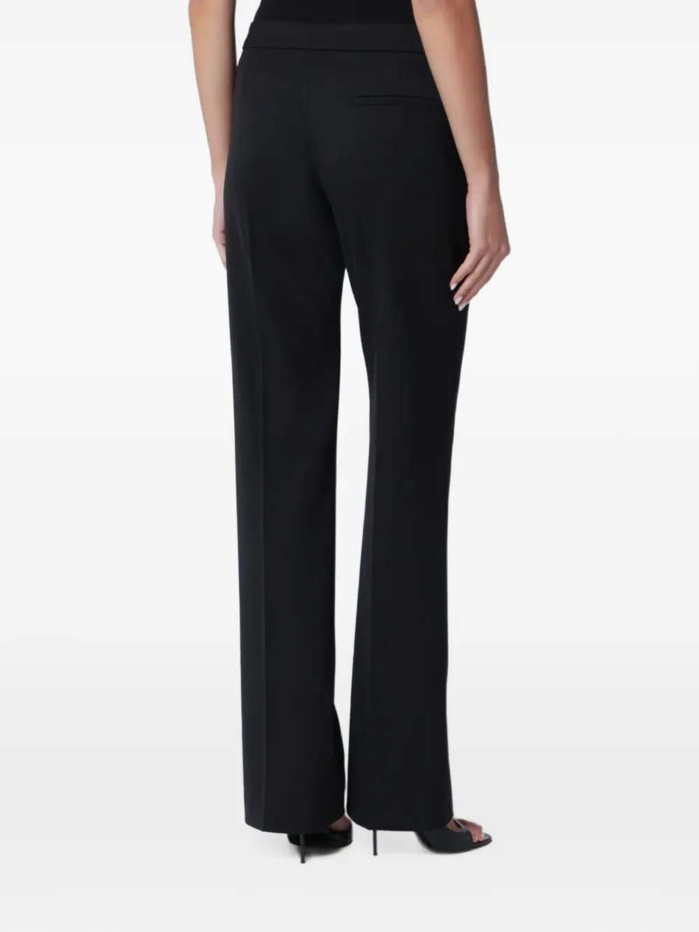 THE ANDAMANE Gladys straight-leg trousers Zwart