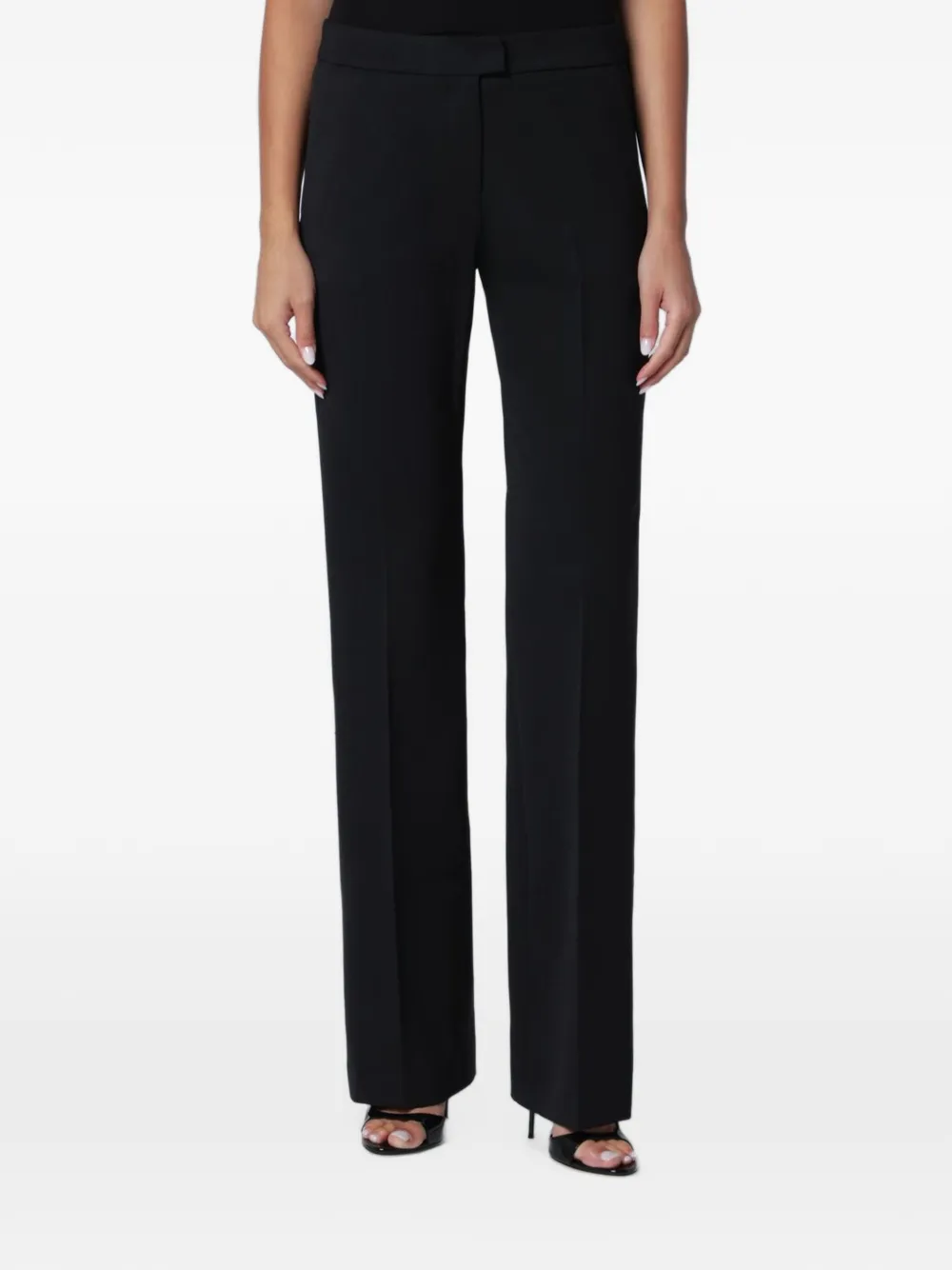 THE ANDAMANE Gladys straight-leg trousers Zwart
