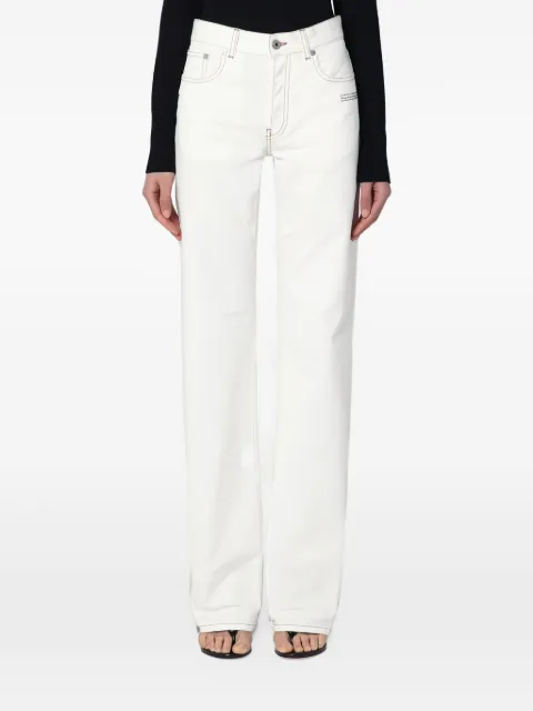 Off-White contrast-stitch jeans