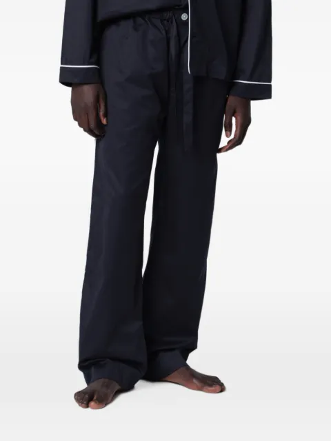 TEKLA logo-patch pajamas bottoms