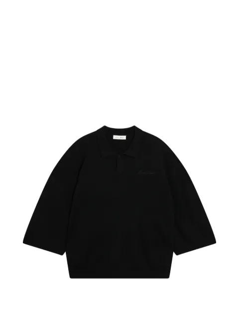 FEAR OF GOD ESSENTIALS signature 3/4 sleeve 90s knit polo