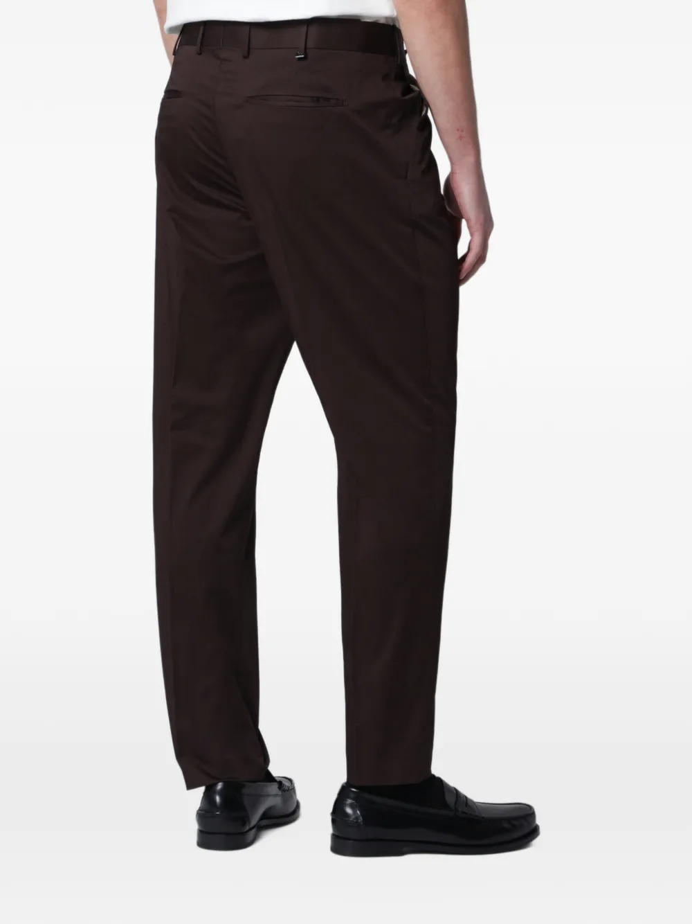 PT Torino straight-leg cotton trousers Bruin