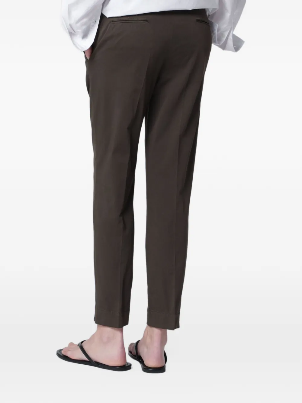 PT Torino side-slit tailored trousers Bruin