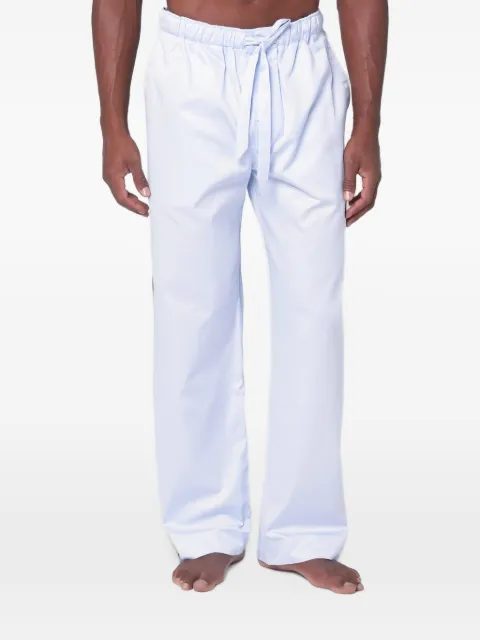 TEKLA drawstring-waistband pajamas