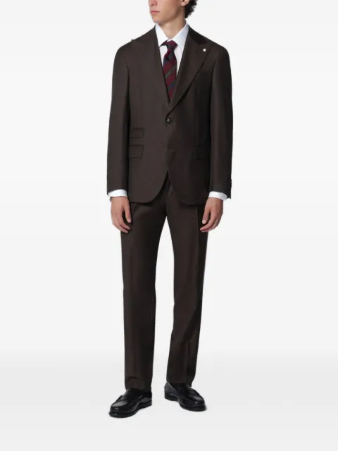 LUIGI BIANCHI MANTOVA single-breasted wool suit