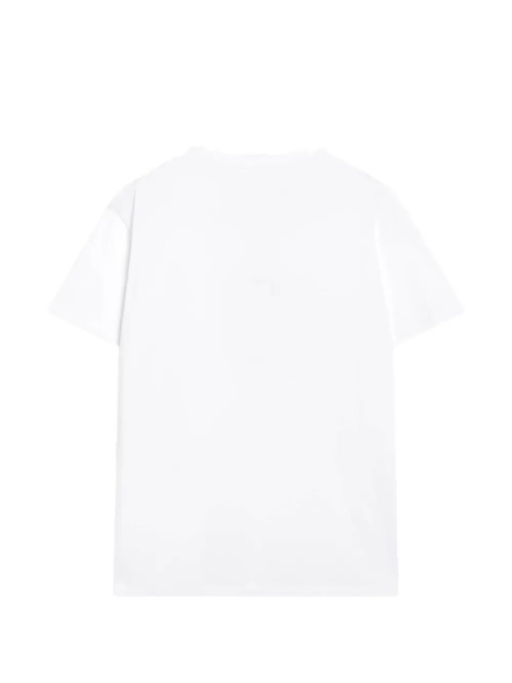 Maison Margiela distorced-logo T-shirt Wit