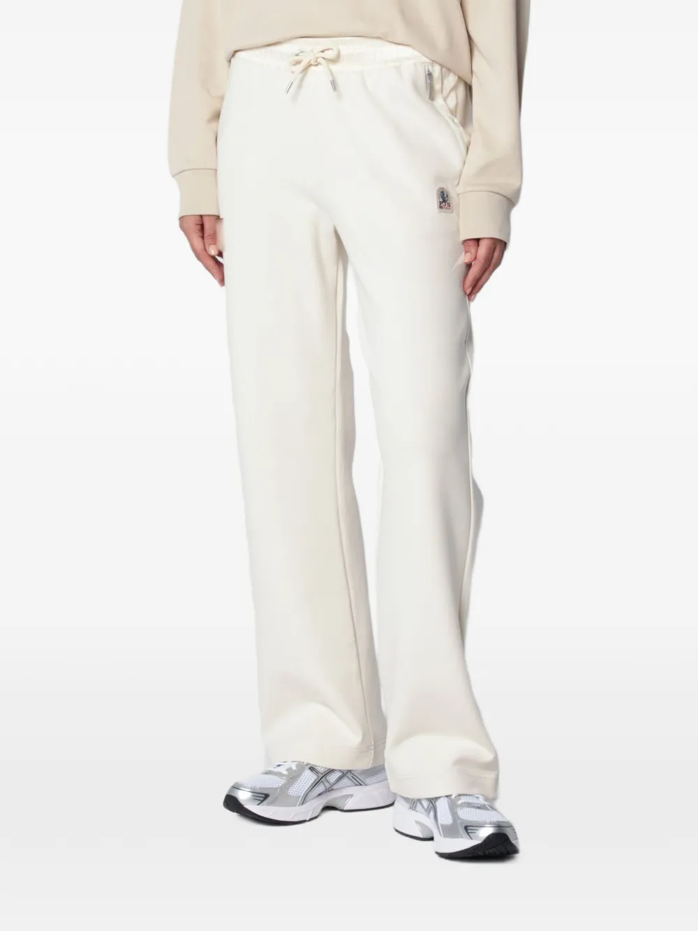 Parajumpers logo-patch track pants - Bianco