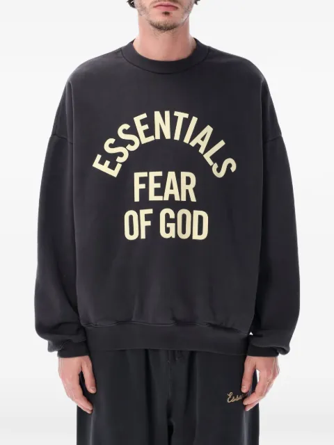 FEAR OF GOD ESSENTIALS logo-print crew-neck sweatshirt