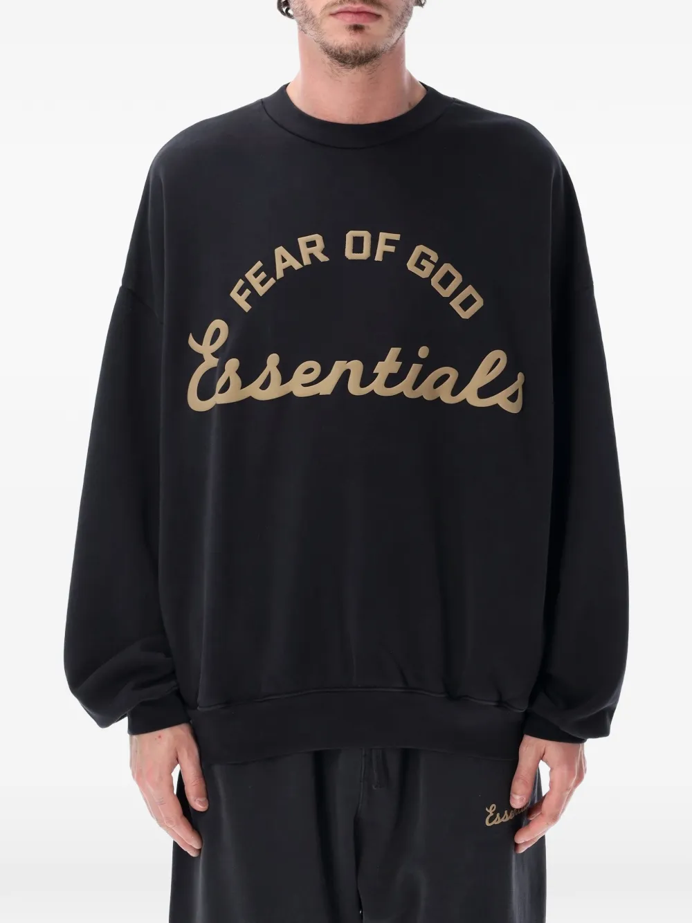 FEAR OF GOD ESSENTIALS Training 90s crew neck sweatshirt - Nero