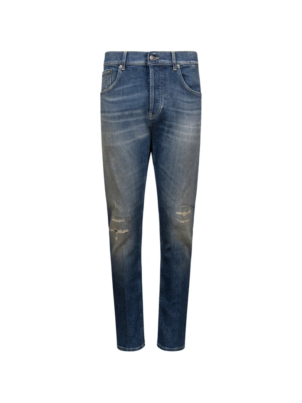 DONDUP Dian distressed faded-effect jeans - Blu