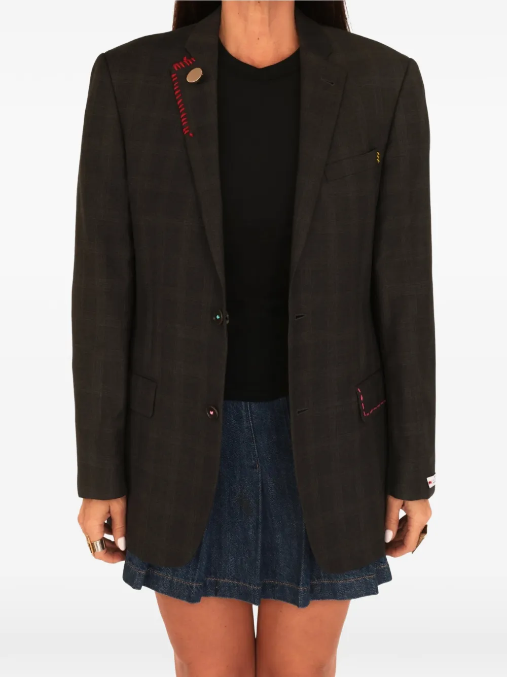 The Divine Rebel Collective x John Varvatos Ray Of F Sunshine blazer - Nero