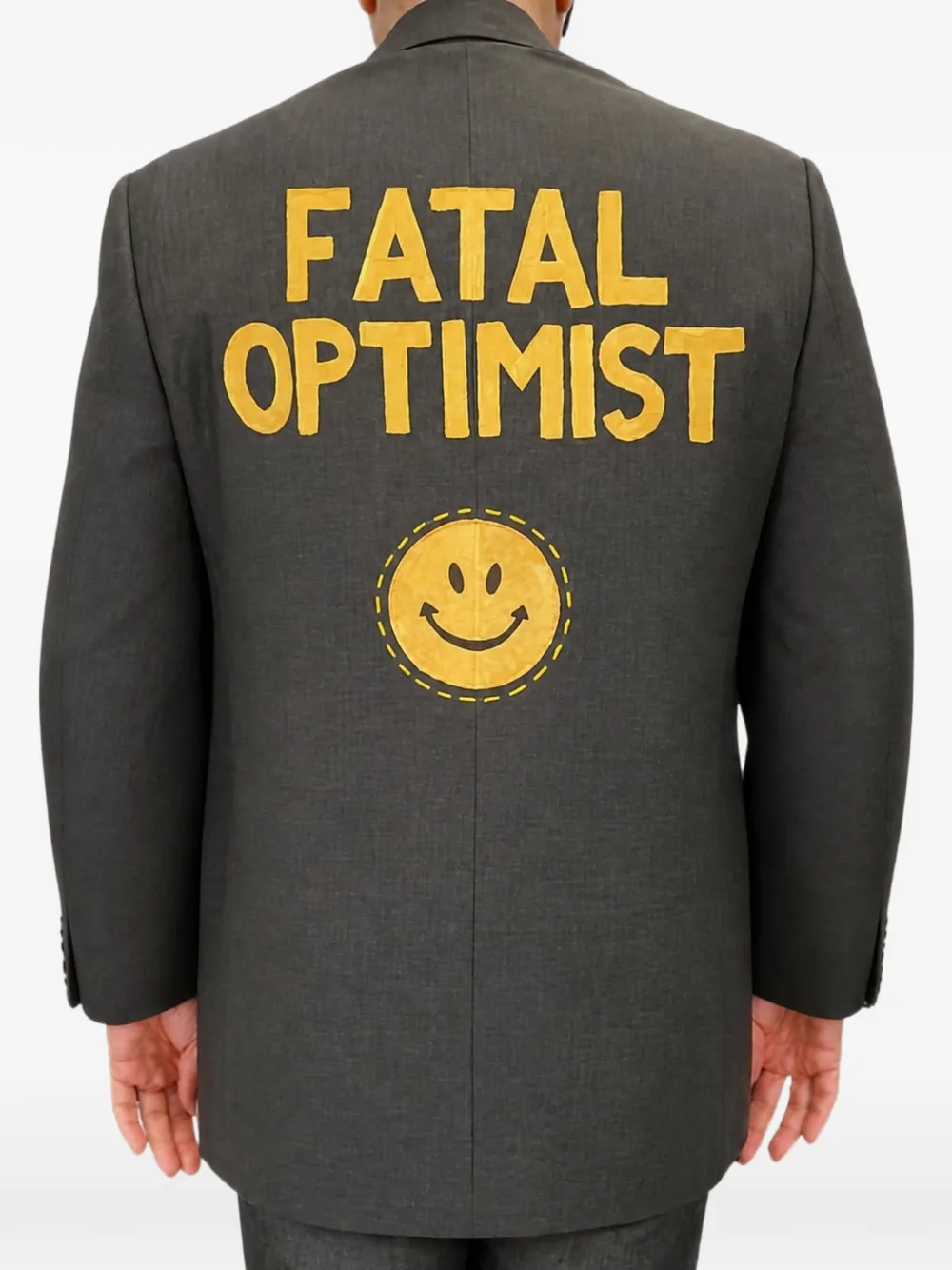 The Divine Rebel Collective x Pronto-Uomo Fatal Optimist blazer Grijs