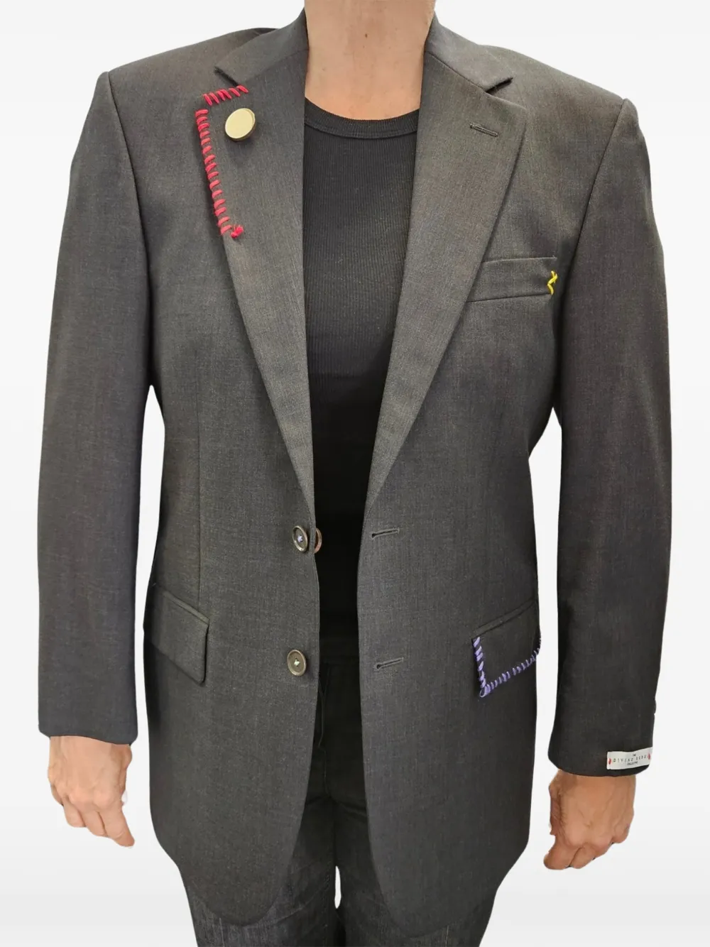 The Divine Rebel Collective x Pronto-Uomo Fatal Optimist blazer - Grey