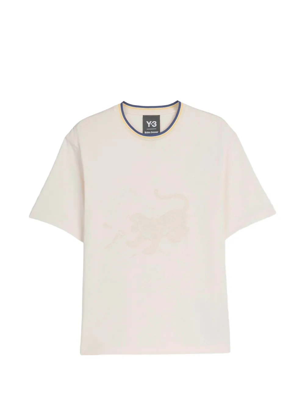 Wales Bonner x Y-3 katoenen-T-shirt met grafische print Wit