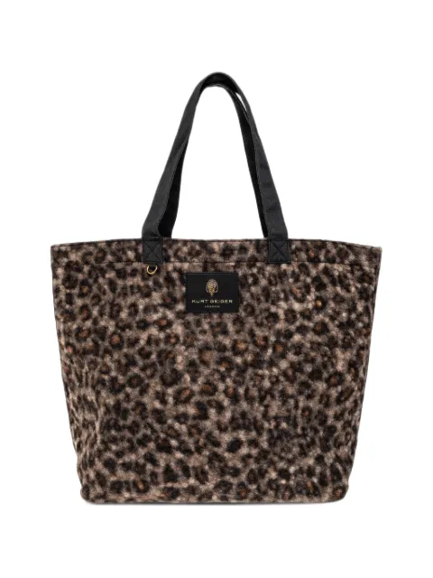 Kurt Geiger London Holborn leopard-print tote bag