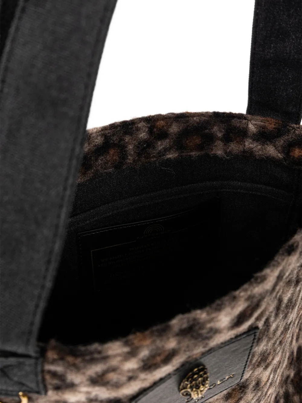 Kurt Geiger London Holborn shopper met luipaardprint Bruin