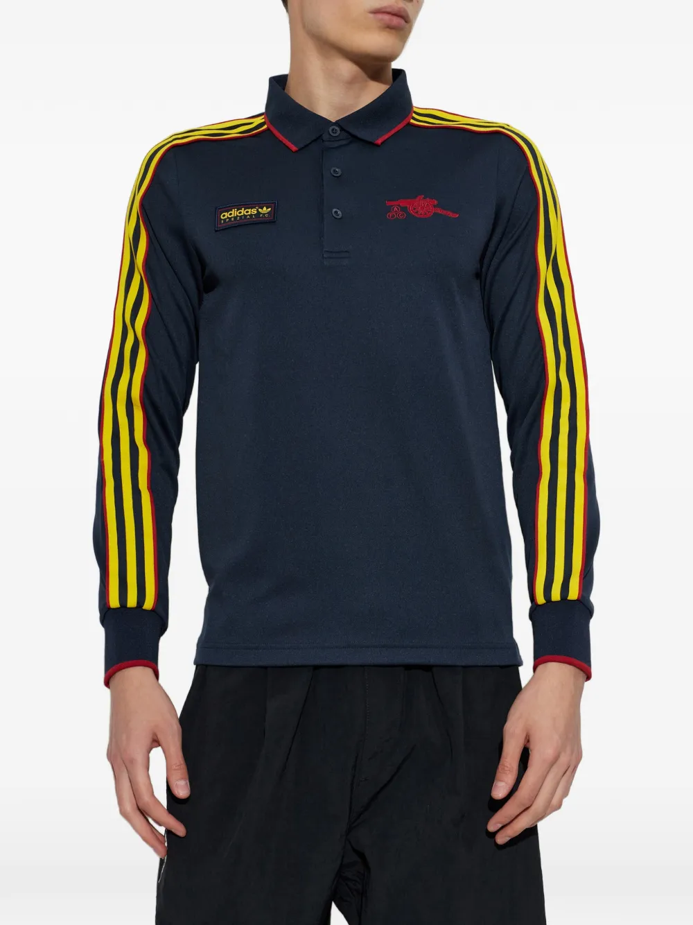 adidas Arsenal SPZL FC polo shirt. Blauw