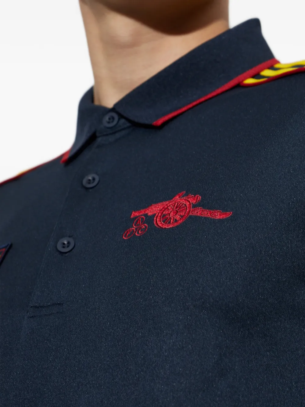 adidas Arsenal SPZL FC polo shirt. Blauw