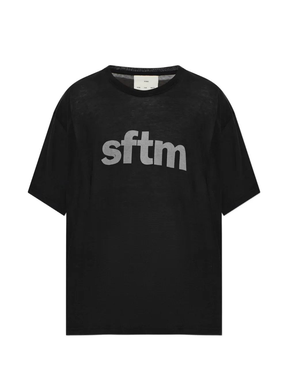 Song For The Mute logo-print T-shirt - Schwarz