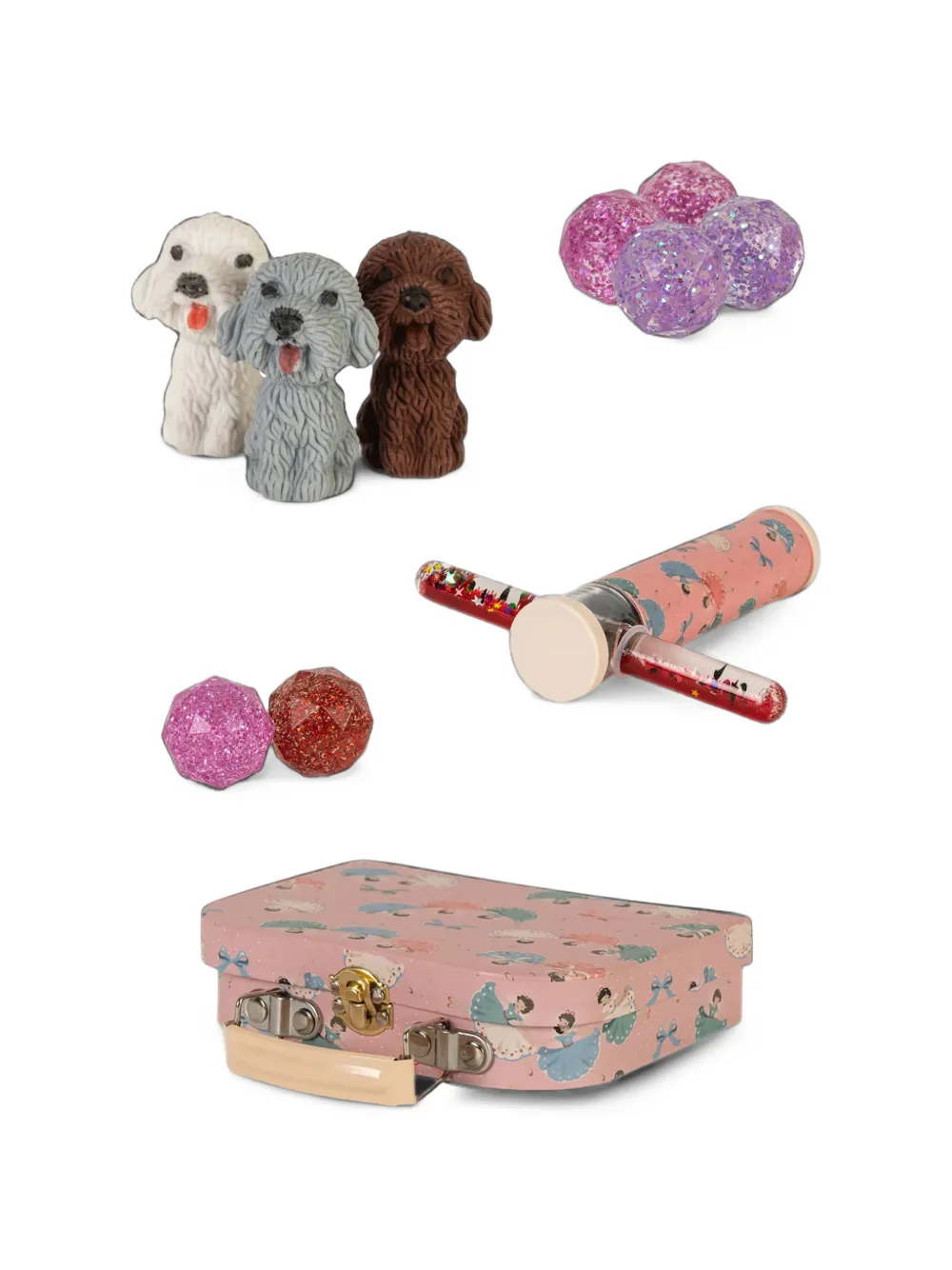 Konges Sløjd suitcase advent calendar Beige