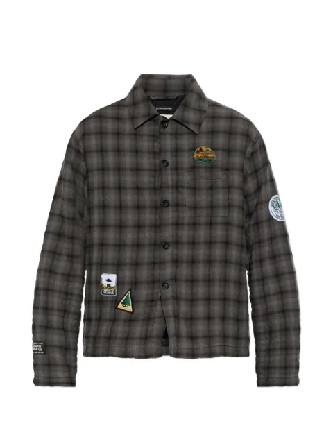 Song For The Mute quilted checked shirt jacket