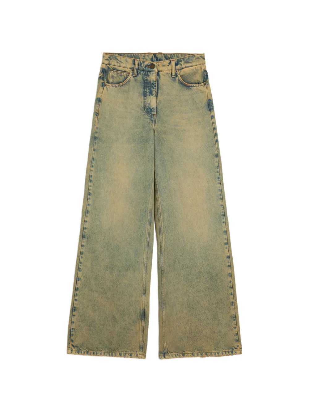MOMONÌ Aoki wide-leg jeans - Nude