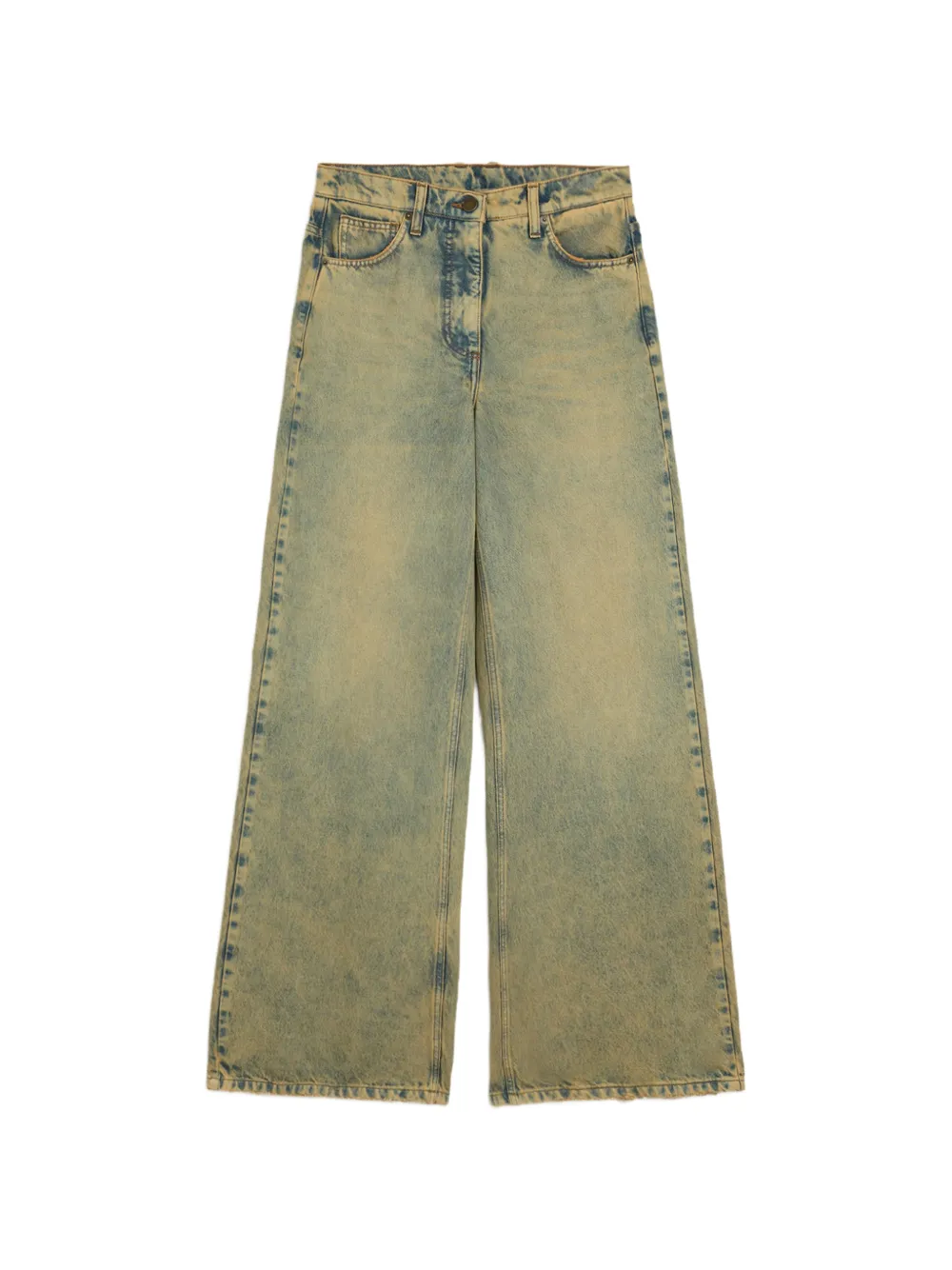 MOMONÌ Aoki wide-leg jeans - Toni neutri