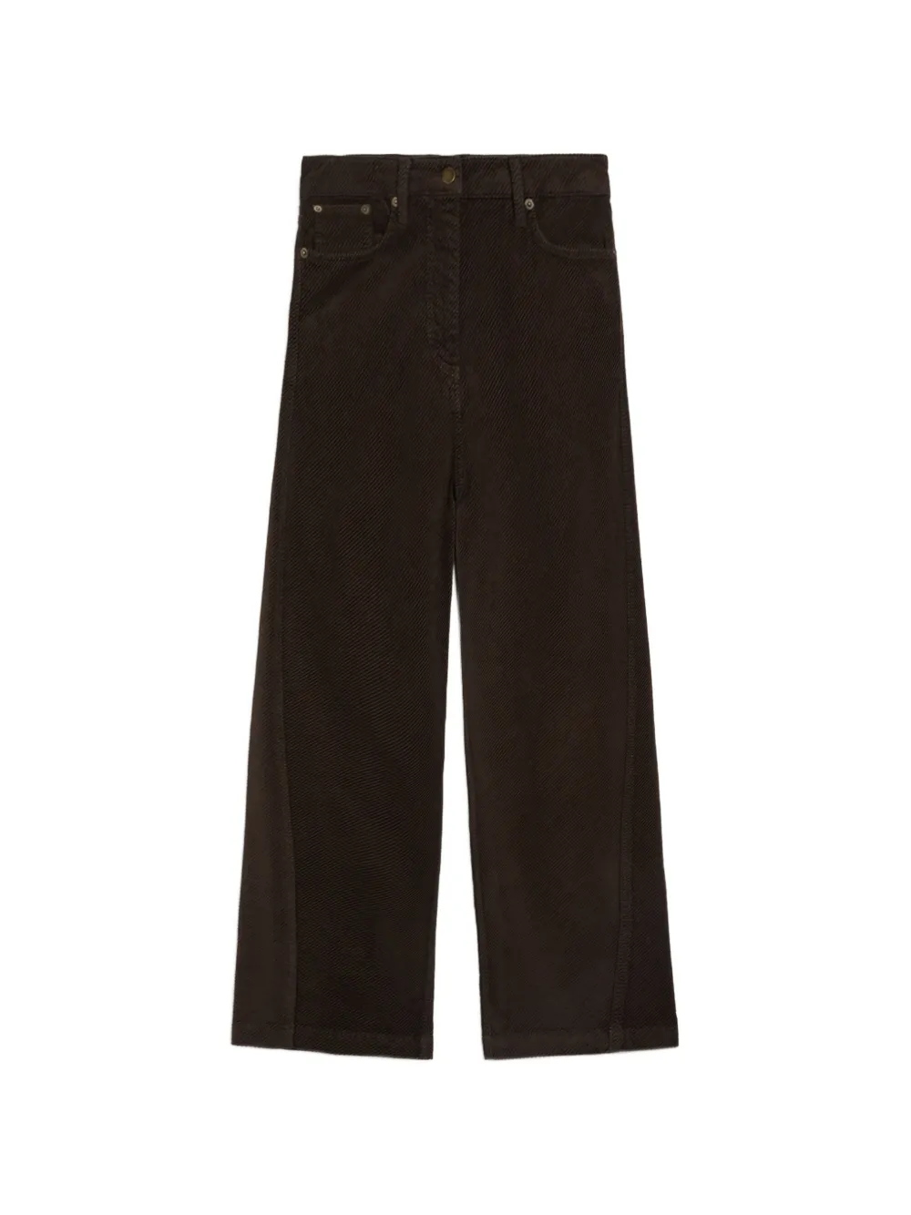MOMONÌ Ivo velvet trousers Bruin