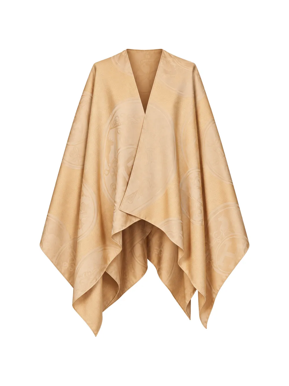 Hermès Pre-Owned New Libris poncho - Nude