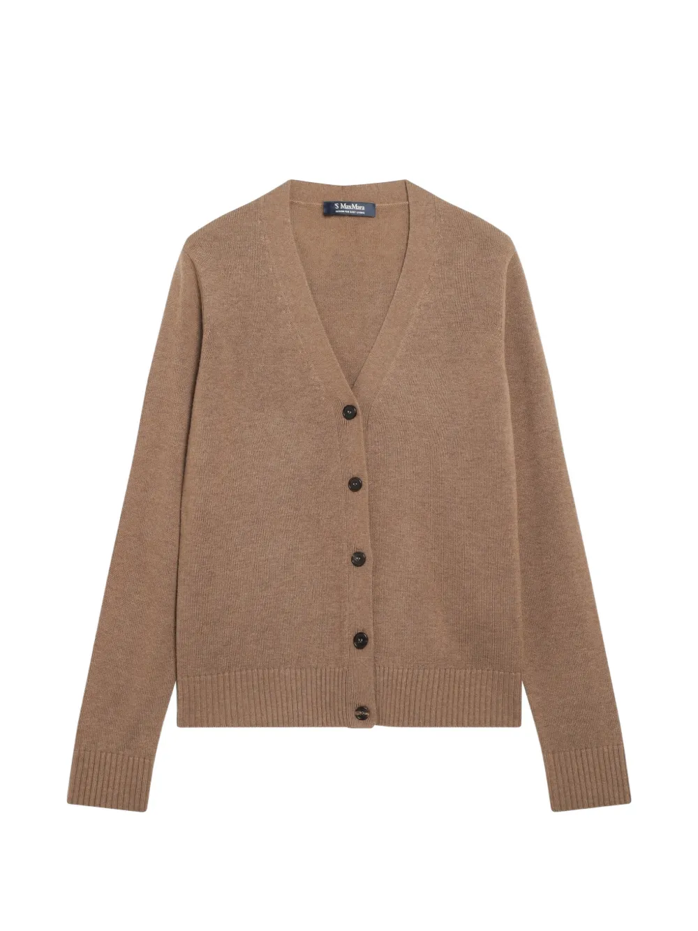 'S Max Mara V-neck button-down cardigan - Marrone