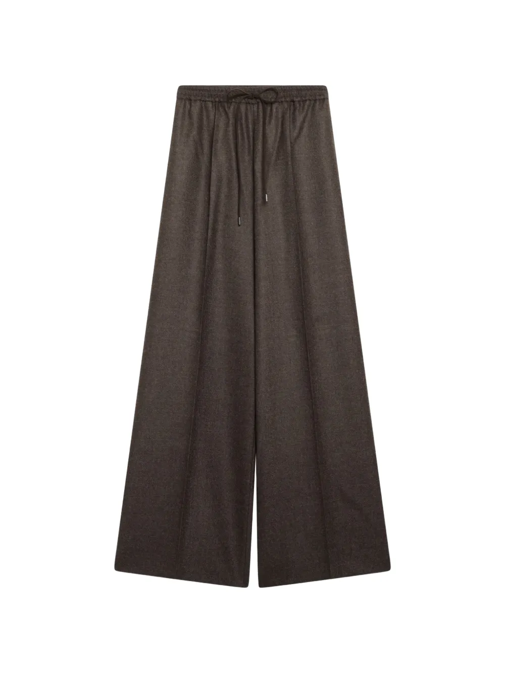 Max Mara Batavia wool trousers mud Bruin