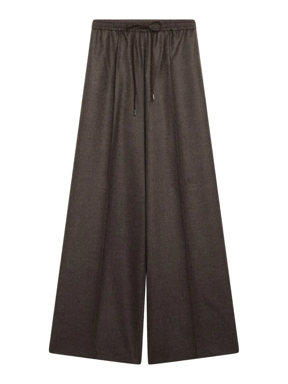 Max Mara Batavia wool trousers mud Bruin