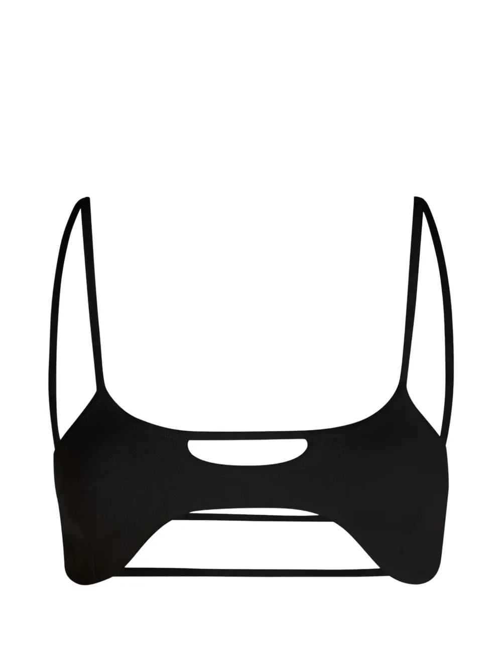 GAUGE81 Top Frias con dettaglio cut-out - Nero