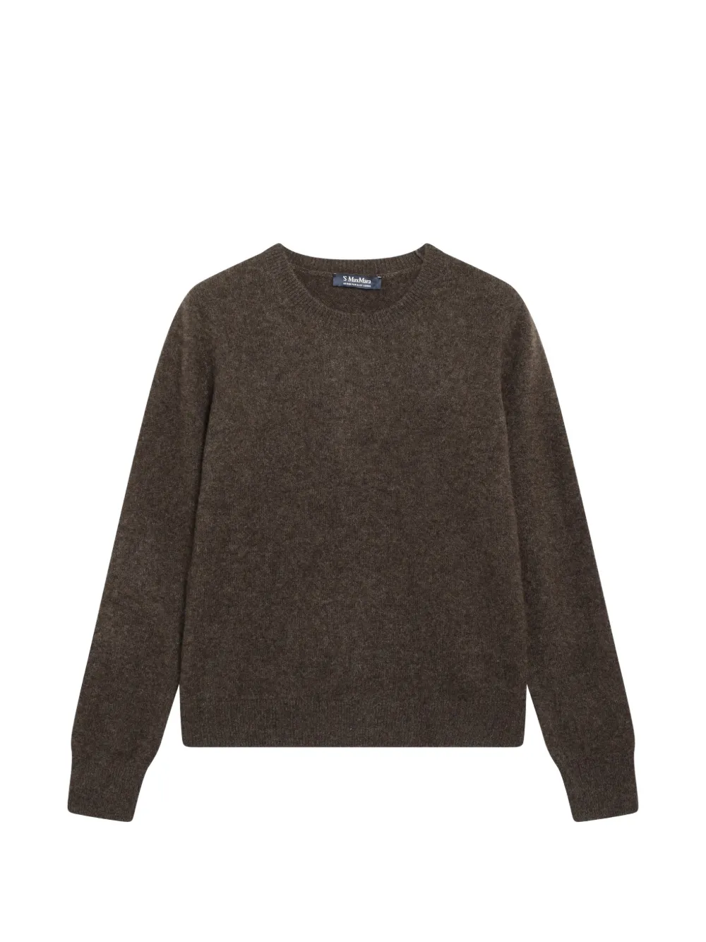 'S Max Mara crew-neck knitted sweater Bruin