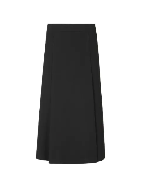 Seventy zip-fastening midi skirt