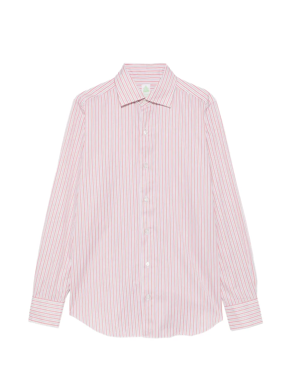 Finamore 1925 Napoli striped long-sleeve shirt - White