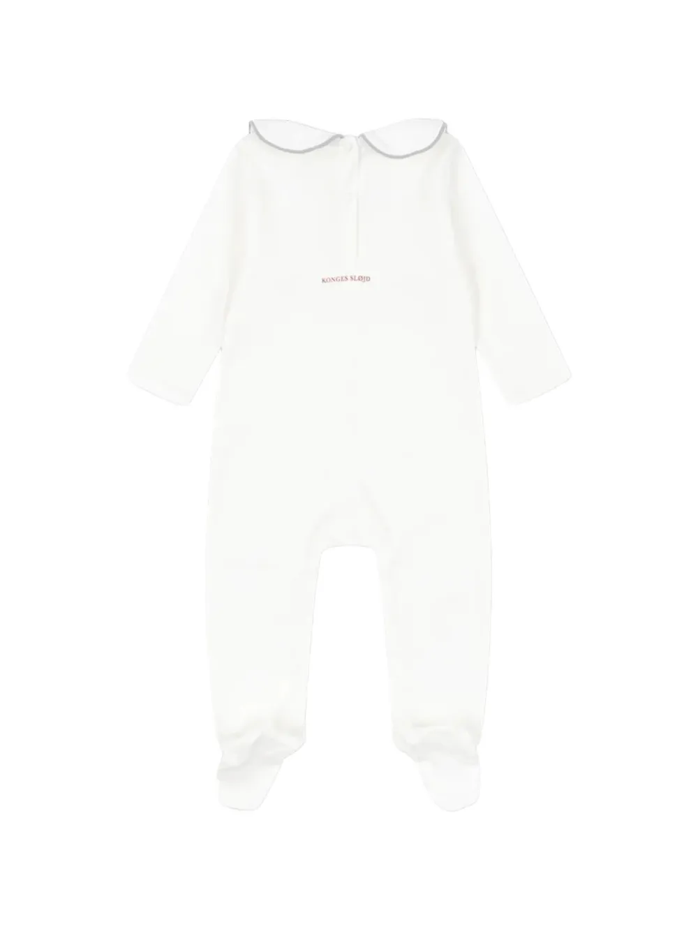 Konges Sløjd Peter Pan collar sleepsuit Wit