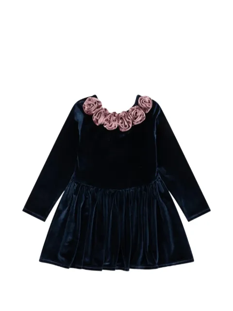 Konges Sløjd Rosetta floral-appliqué dress