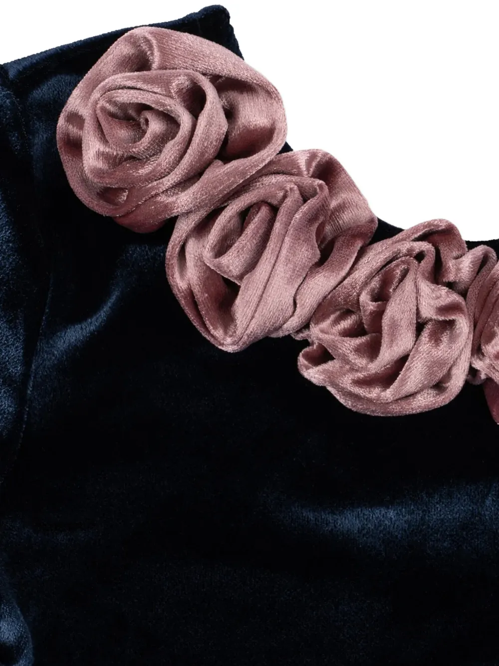 Konges Sløjd Rosetta floral-appliqué dress Blauw