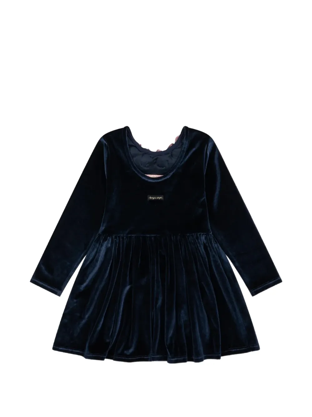 Konges Sløjd Rosetta floral-appliqué dress Blauw