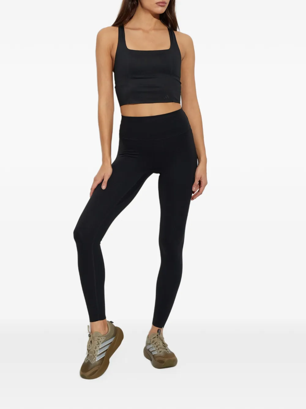 adidas x Entire Studios Optime training medium support bra tank Zwart