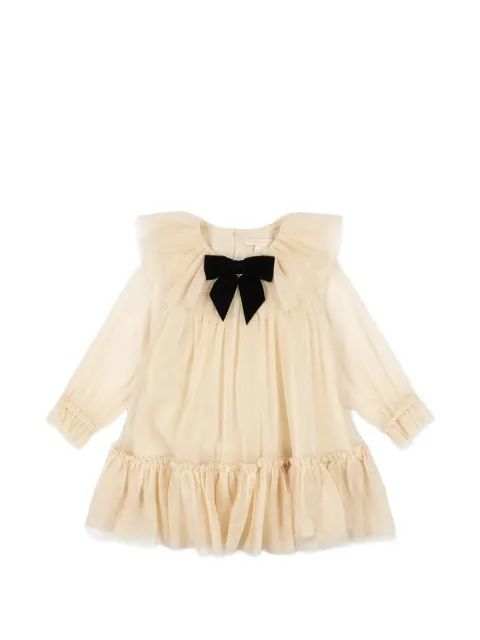 Konges Sløjd bow-detail ruffled midi dress