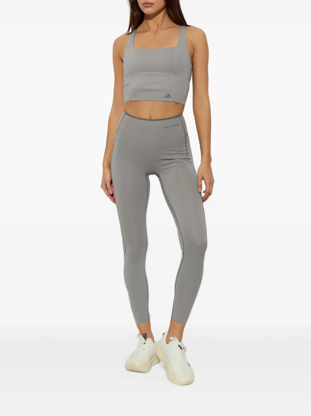 adidas x Entire Studios Optime training medium support bra tank Grijs