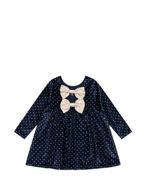 Konges Sløjd Ditzy bow-detail polka-dot midi dress