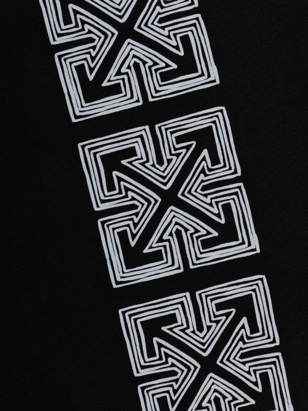 Off-White Kids Arrows-print cargo pants Zwart