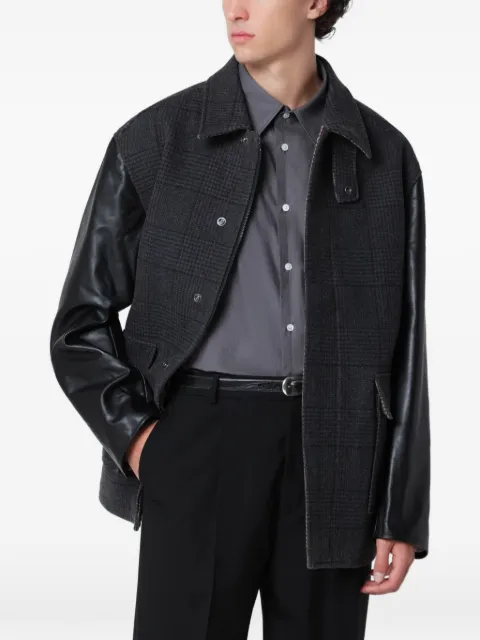 OUR LEGACY Still jacket Bishop Check tempered wool