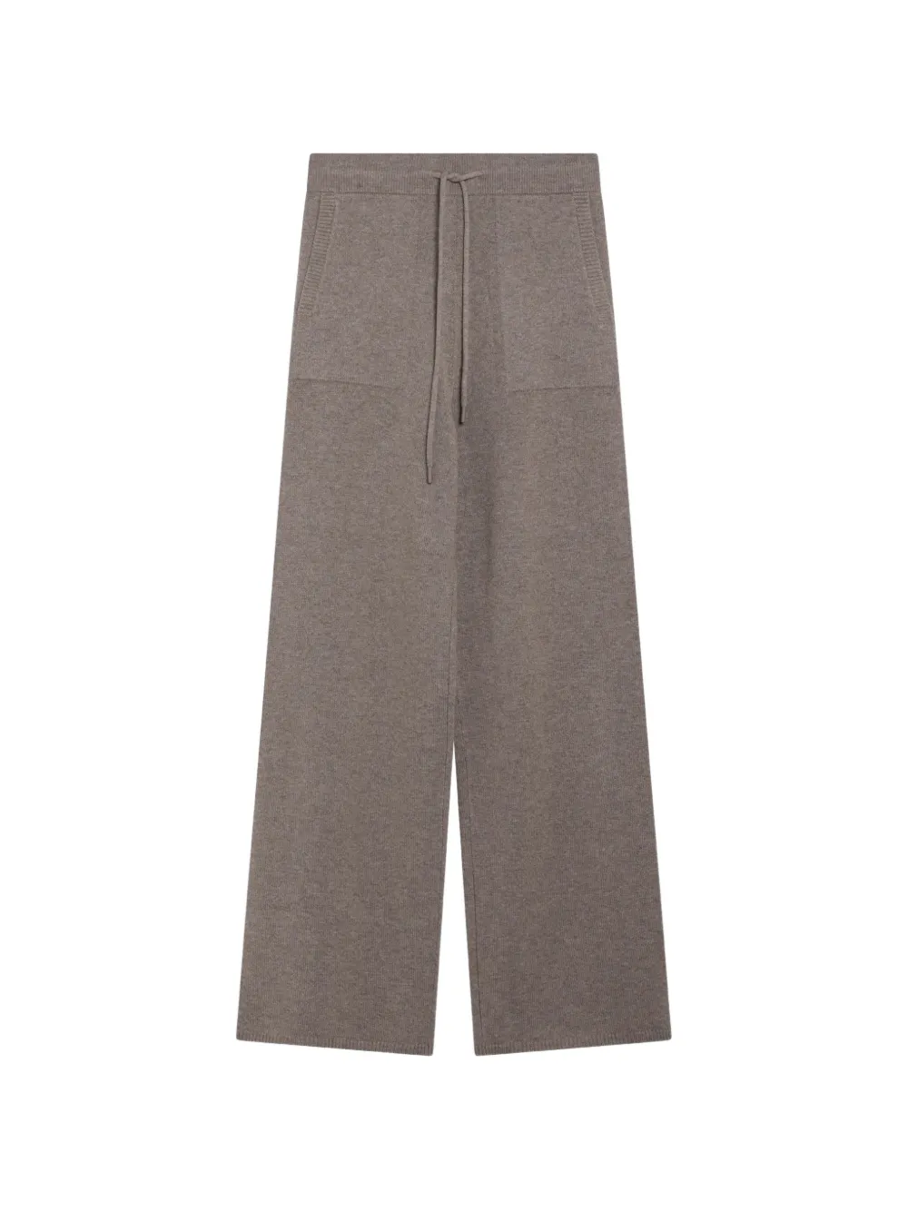 Max Mara wide cashmere yarn trousers sand Beige