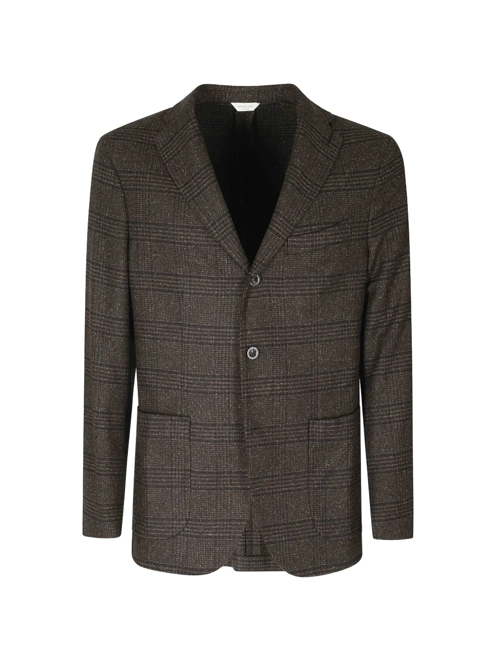 Boglioli Prince of Wales check blazer - Brown