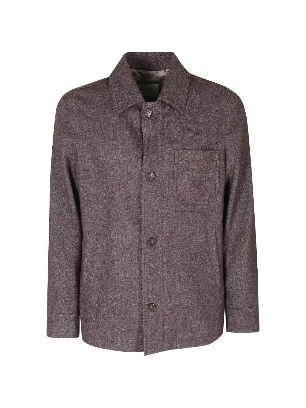 Seventy button-up shirt jacket - Marrone