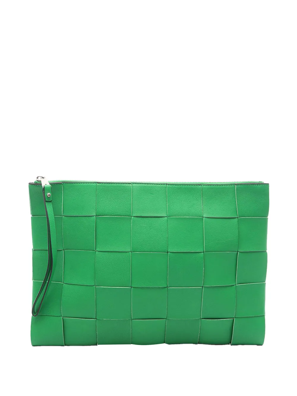 Bottega Veneta Pre-Owned 2012-2026 Nappa Maxi Intrecciato clutch bag - Grün